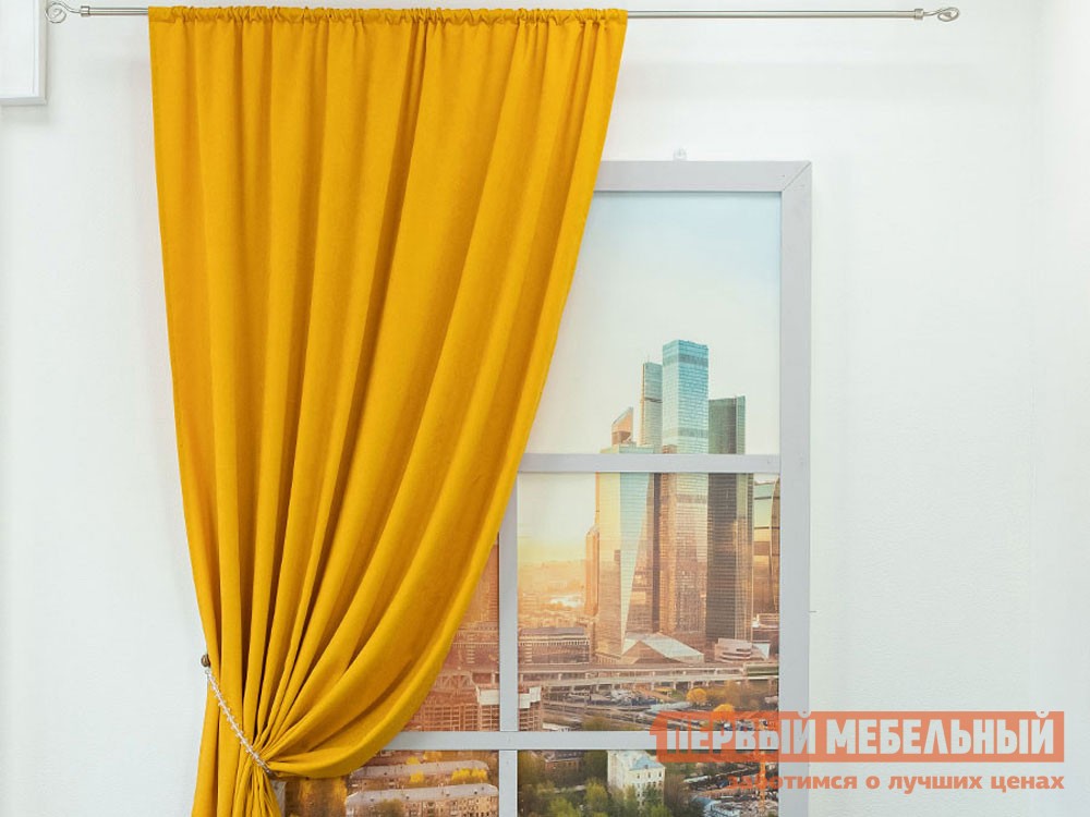 Шторы  Ортео Желтый
