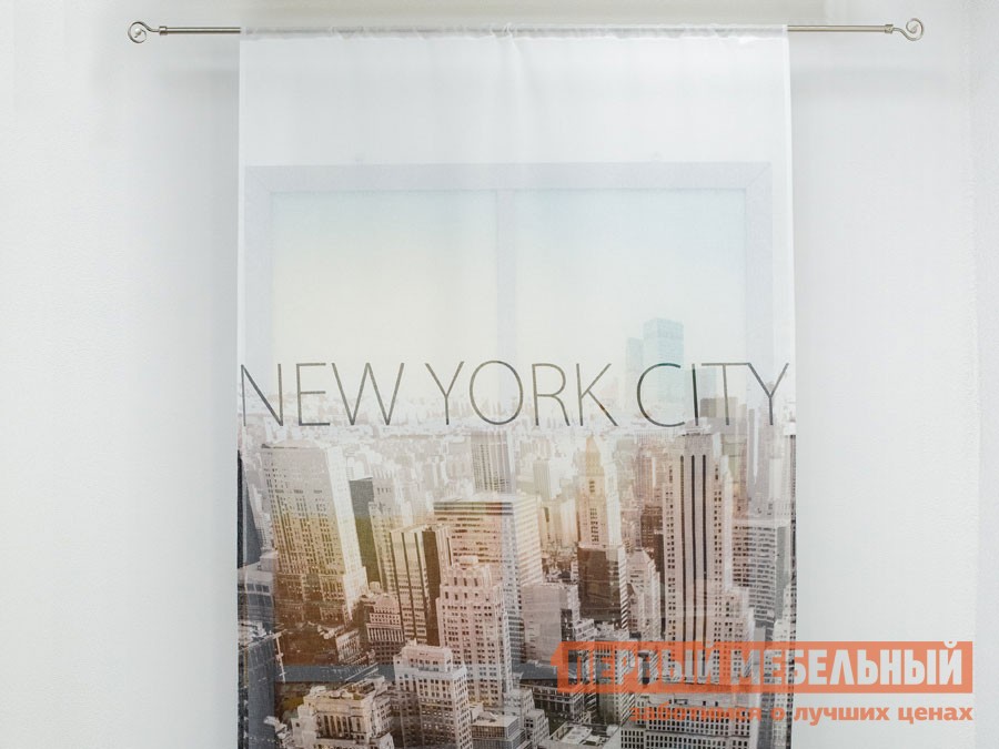 Шторы  Нью-Йорк Сити Серый