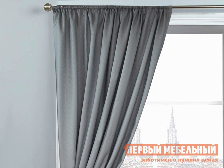 Шторы  Экартон Серый