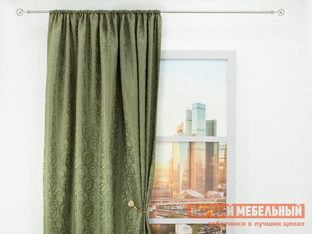 Шторы  Кардинал Зеленый