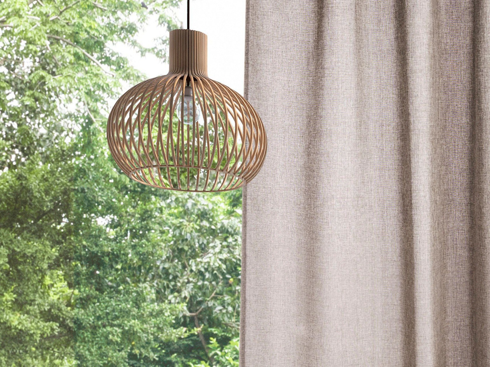 Шторы  Какао 165 х 270 см, Какао, рогожка