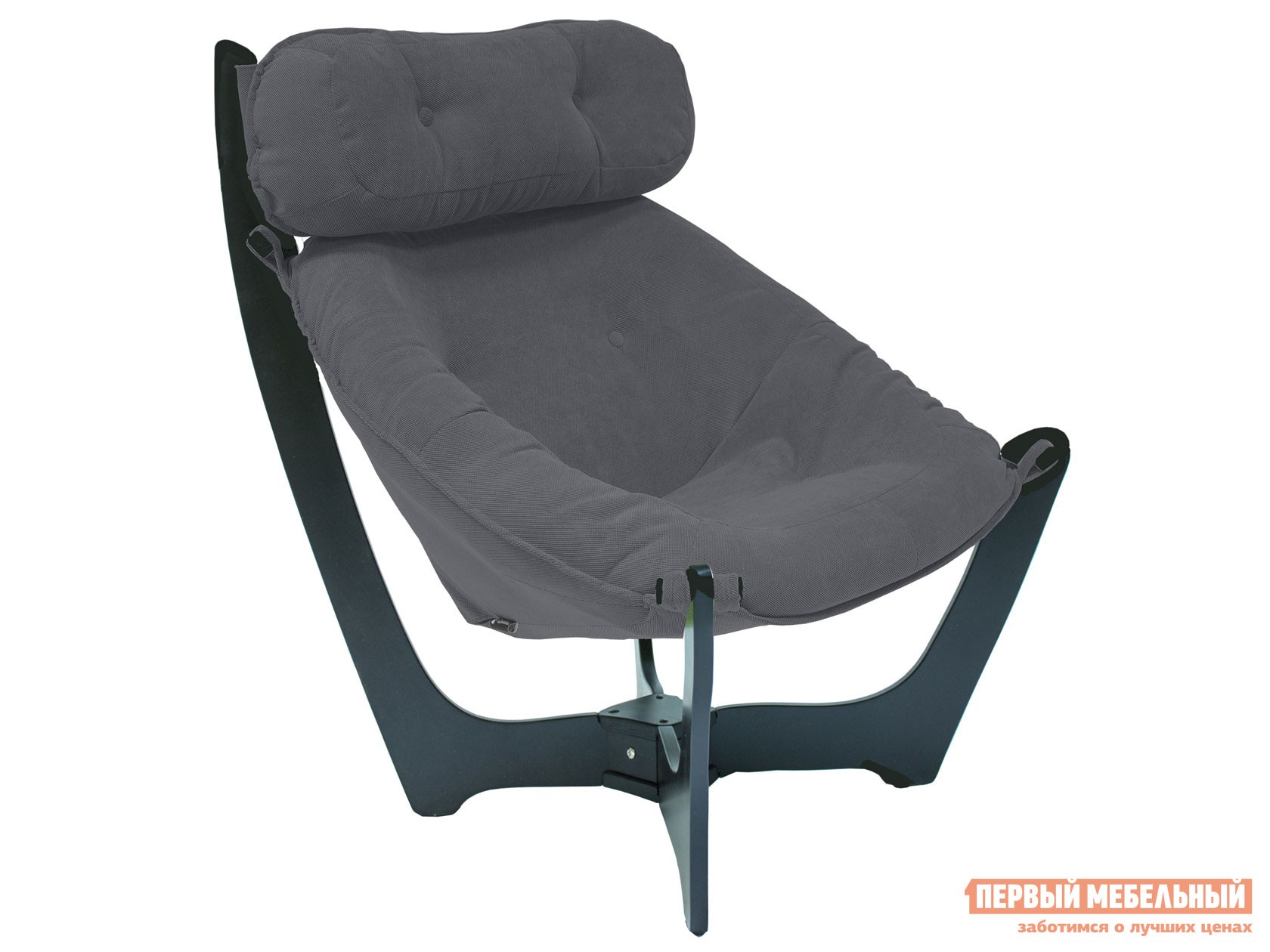 Кресло  Флэп Венге, Антрацит, велюр