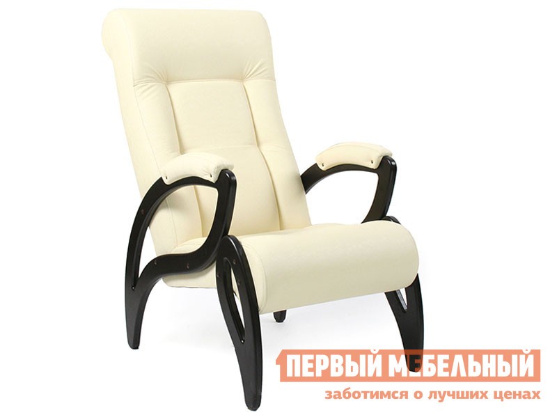 Кресло  Блуа Венге, Молочный, экокожа
