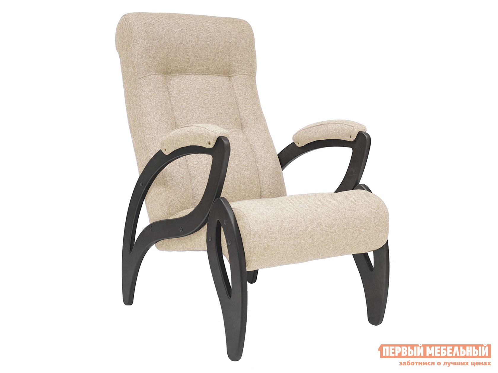 Кресло  Блуа Венге, Бежевый, рогожка