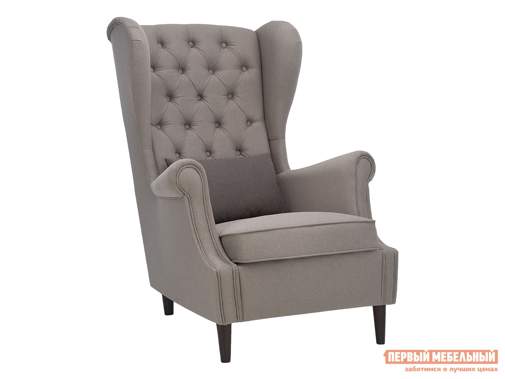 Кресло  Винтаж Серый / Графит, рогожка