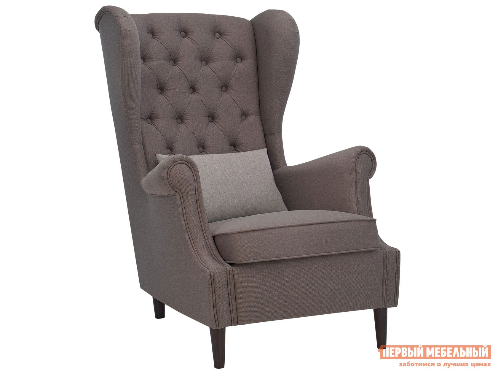 Кресло  Винтаж Графит / серый, рогожка