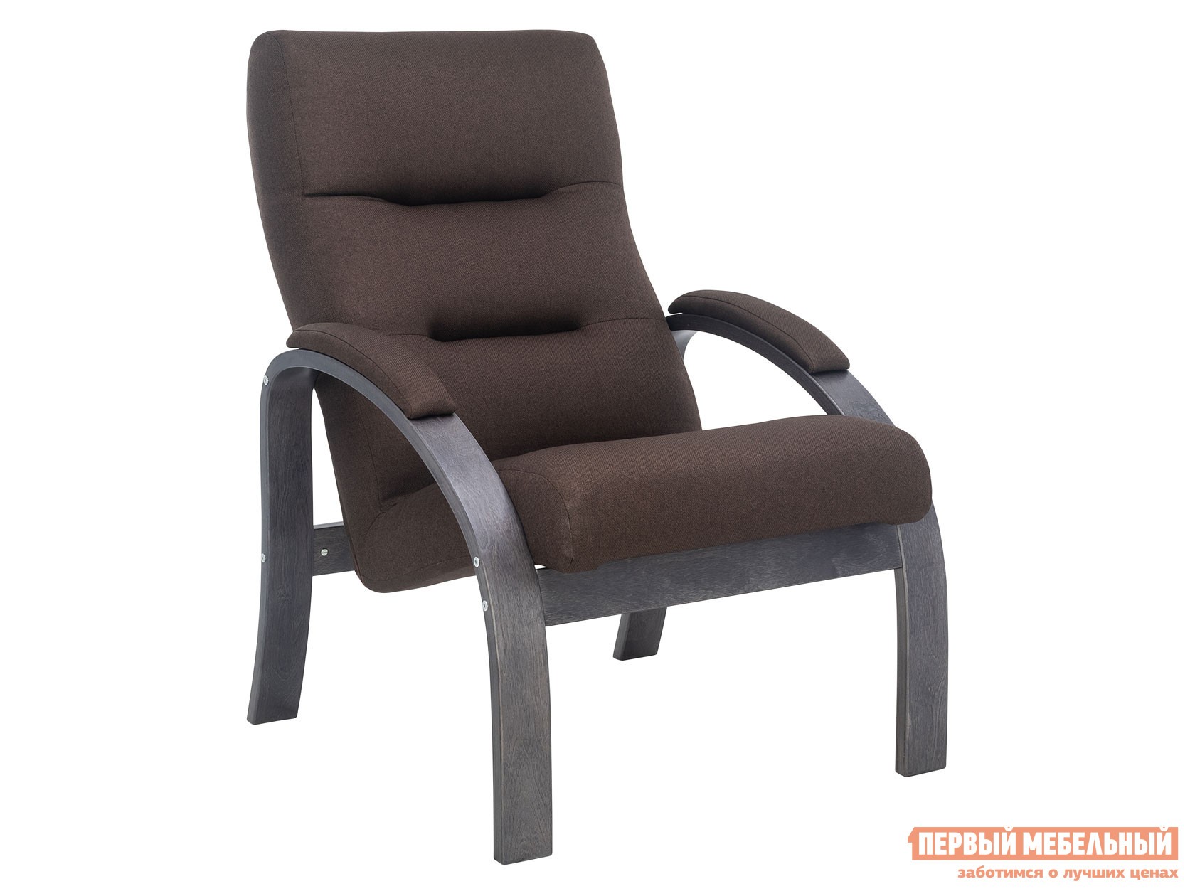 Кресло  Лион Люкс Венге, Коричневый, жаккард