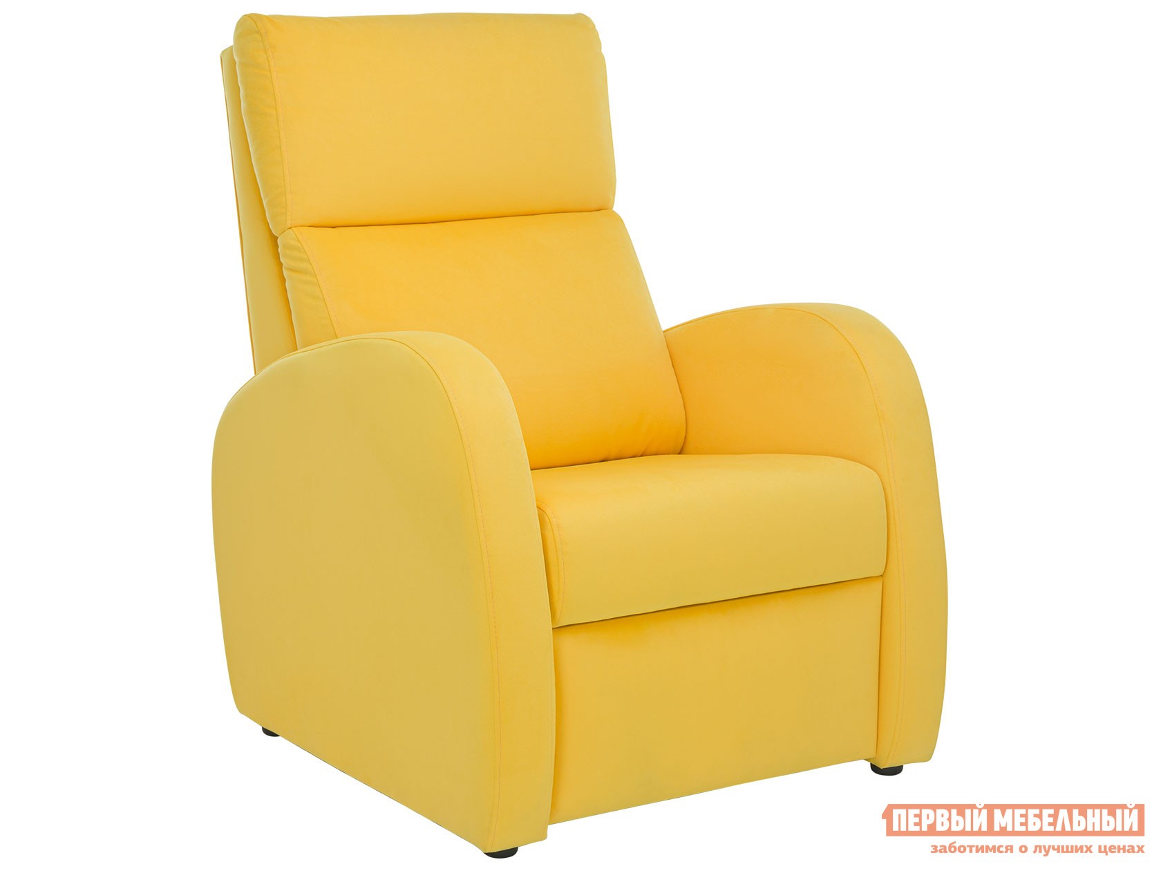 Кресло-качалка  Грэмми Желтый, велюр