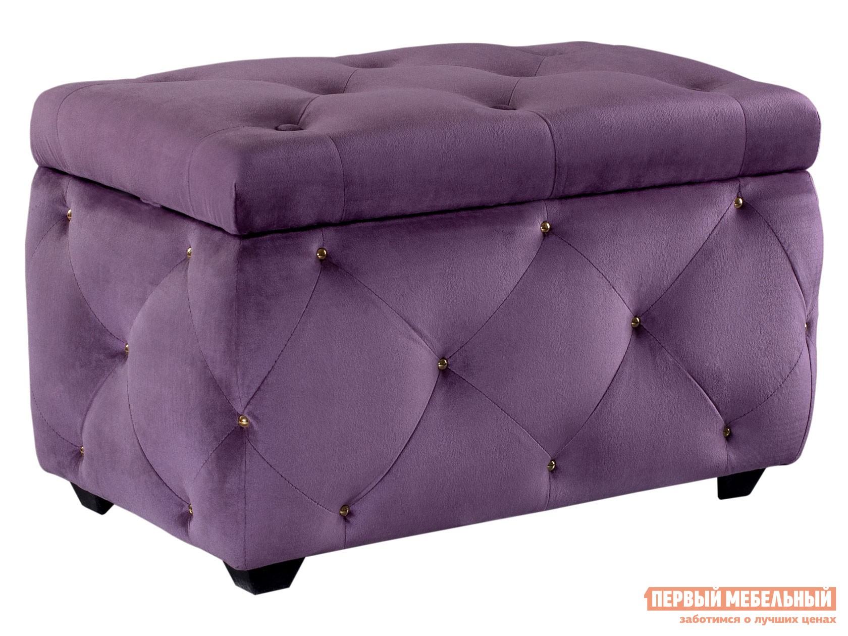 Банкетка  Станди Фиолетовый, велюр