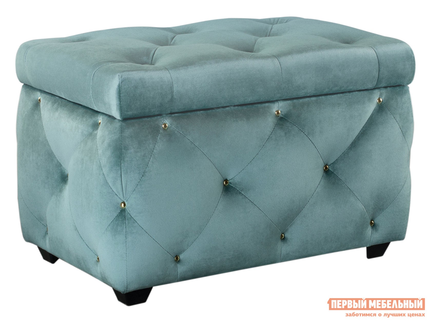 Банкетка  Станди Бирюзовый, велюр