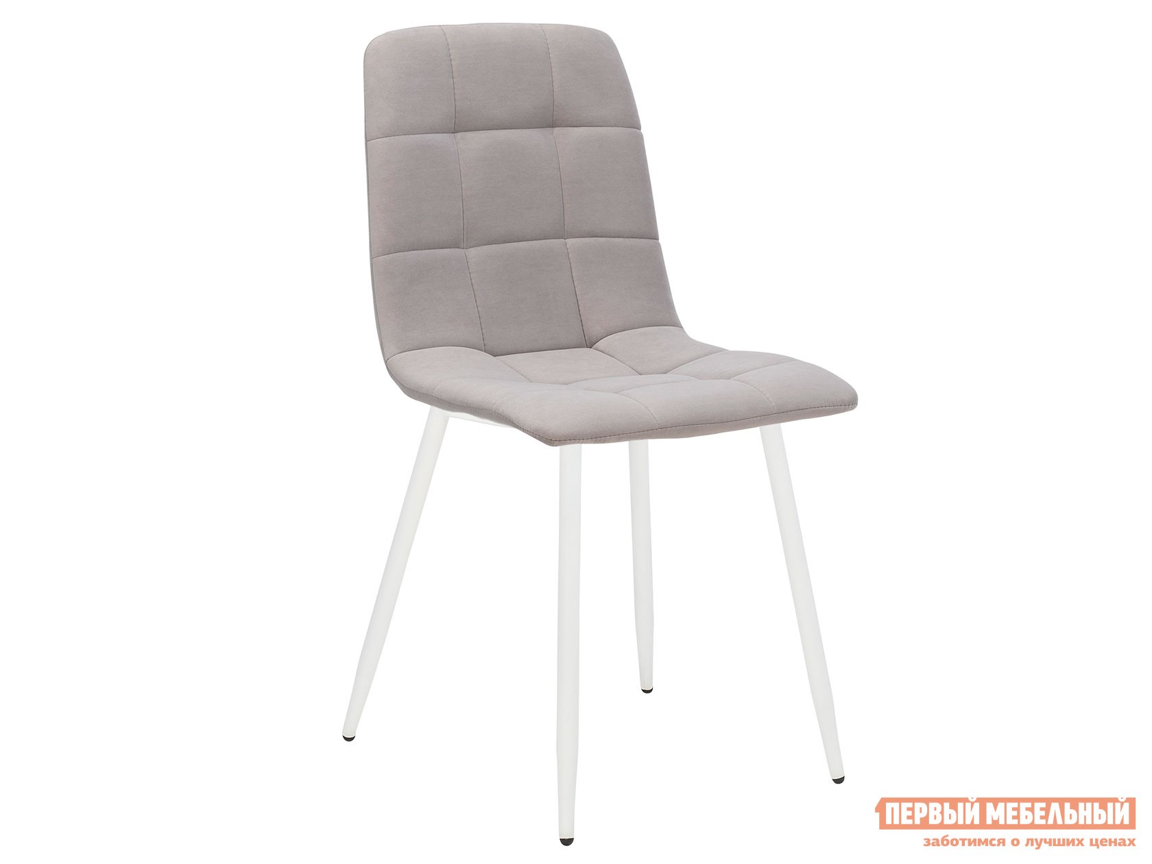 Стул  Скай Белый металл / Дым