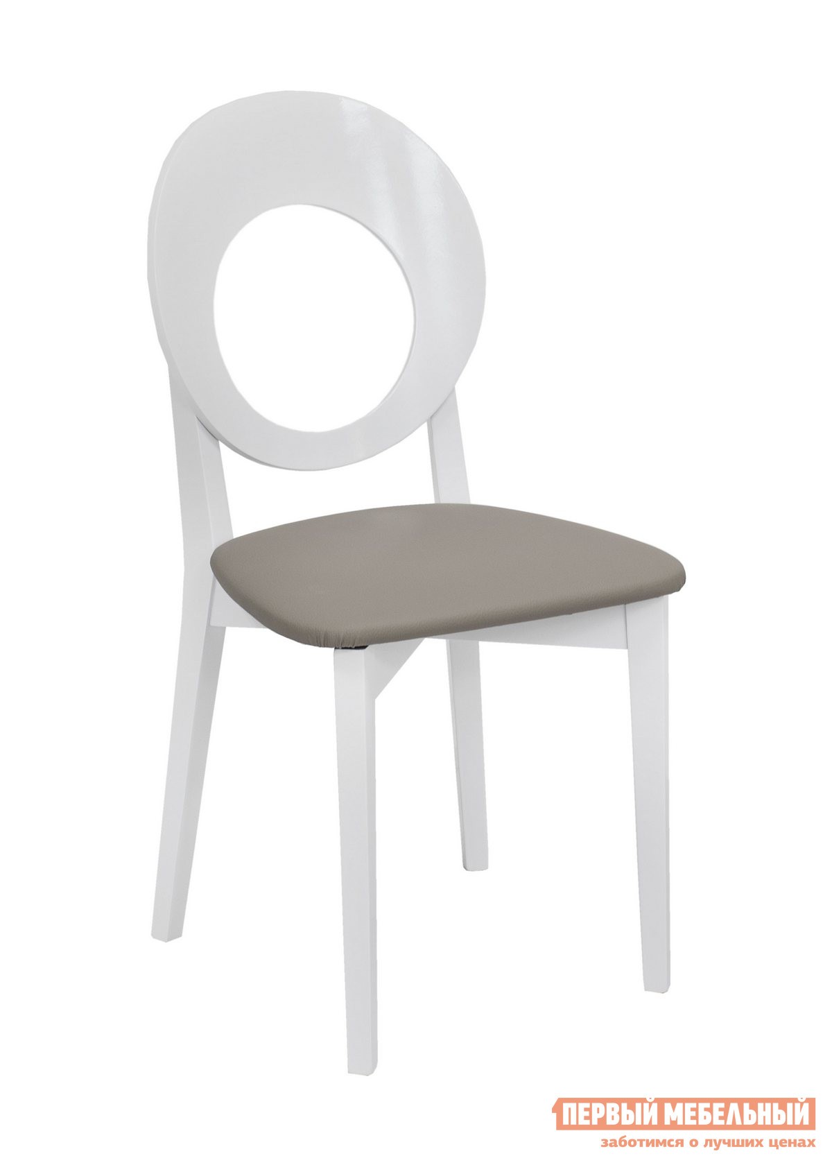 Стул  Хьюстон Белый лак / Искусственная кожа 526
