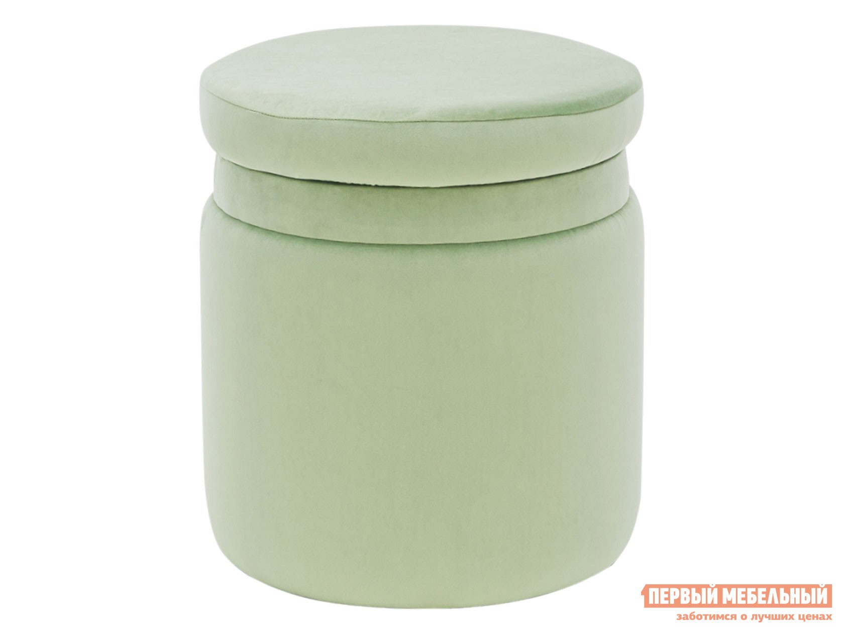 Пуфик  Энди Светло-салатовый, велюр