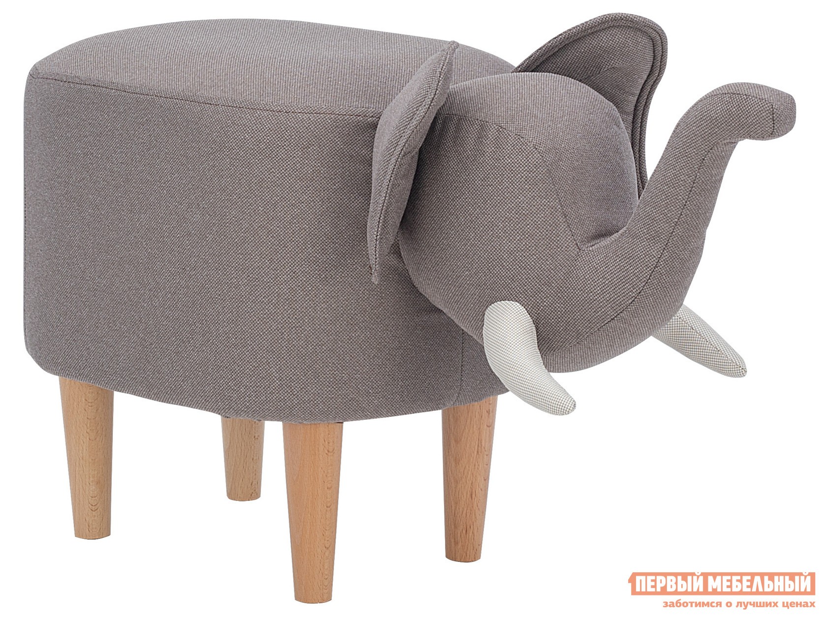 Пуфик  Слон Комби Milos 16 / Milos 2, рогожка