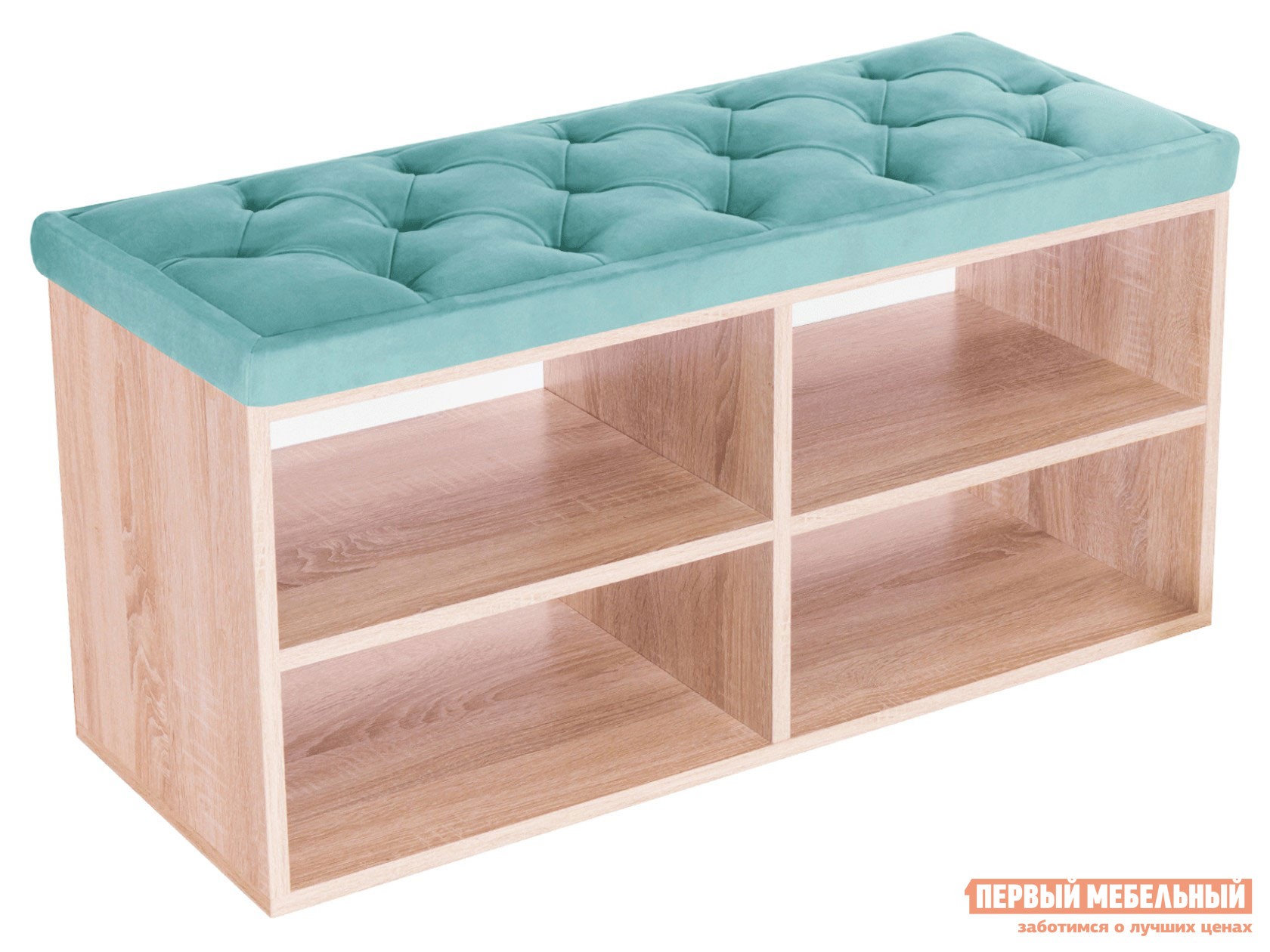 Обувница  Маджита Bella 08 Бирюзовый, Дуб сонома