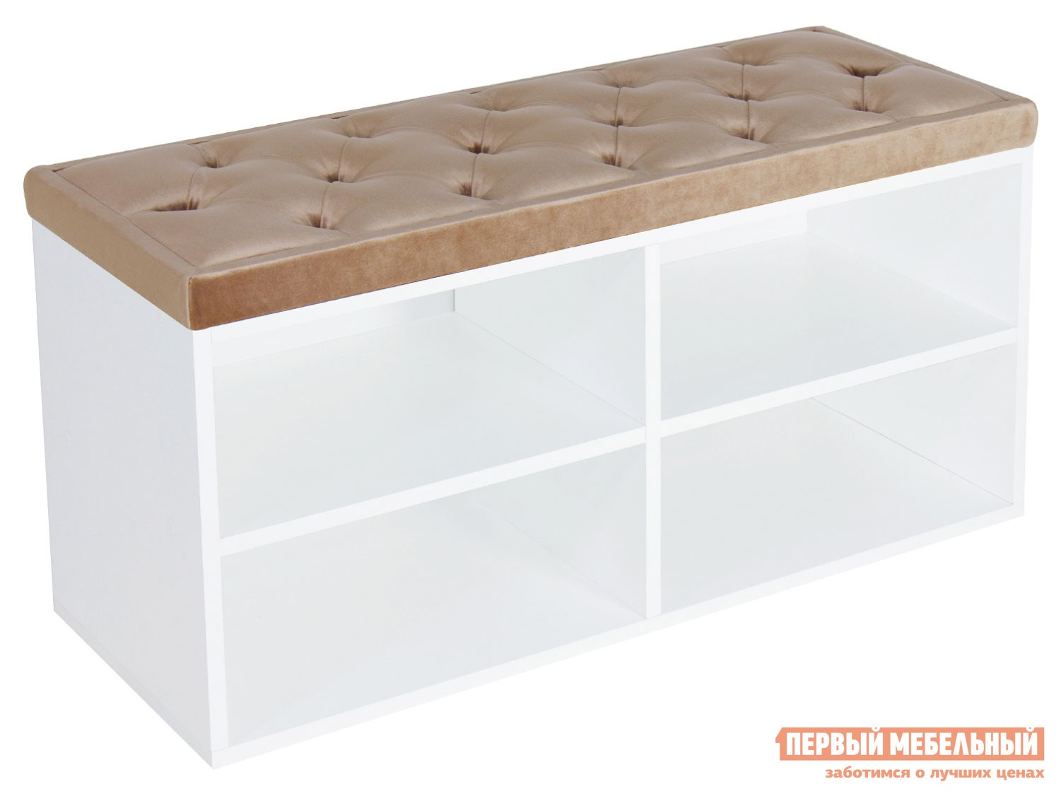 Обувница  Маджита мини 2 Bella 11 Бежевый, Белый