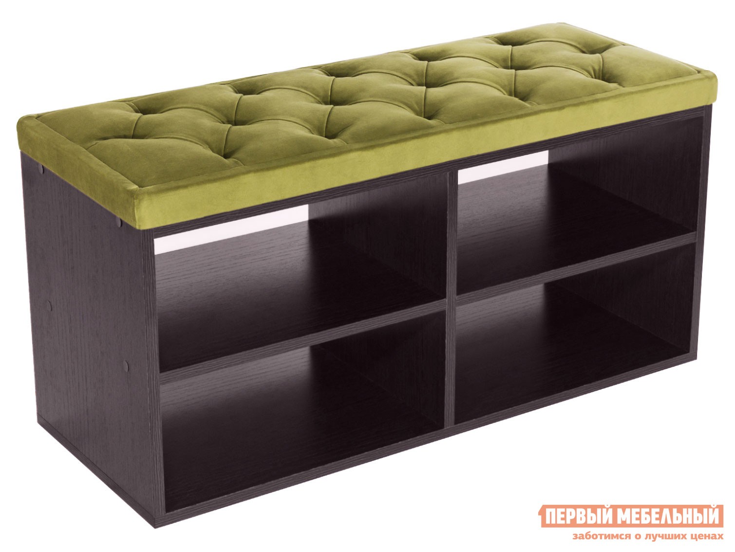 Обувница  Маджита мини 2 Bella 10 Зелёный, Венге