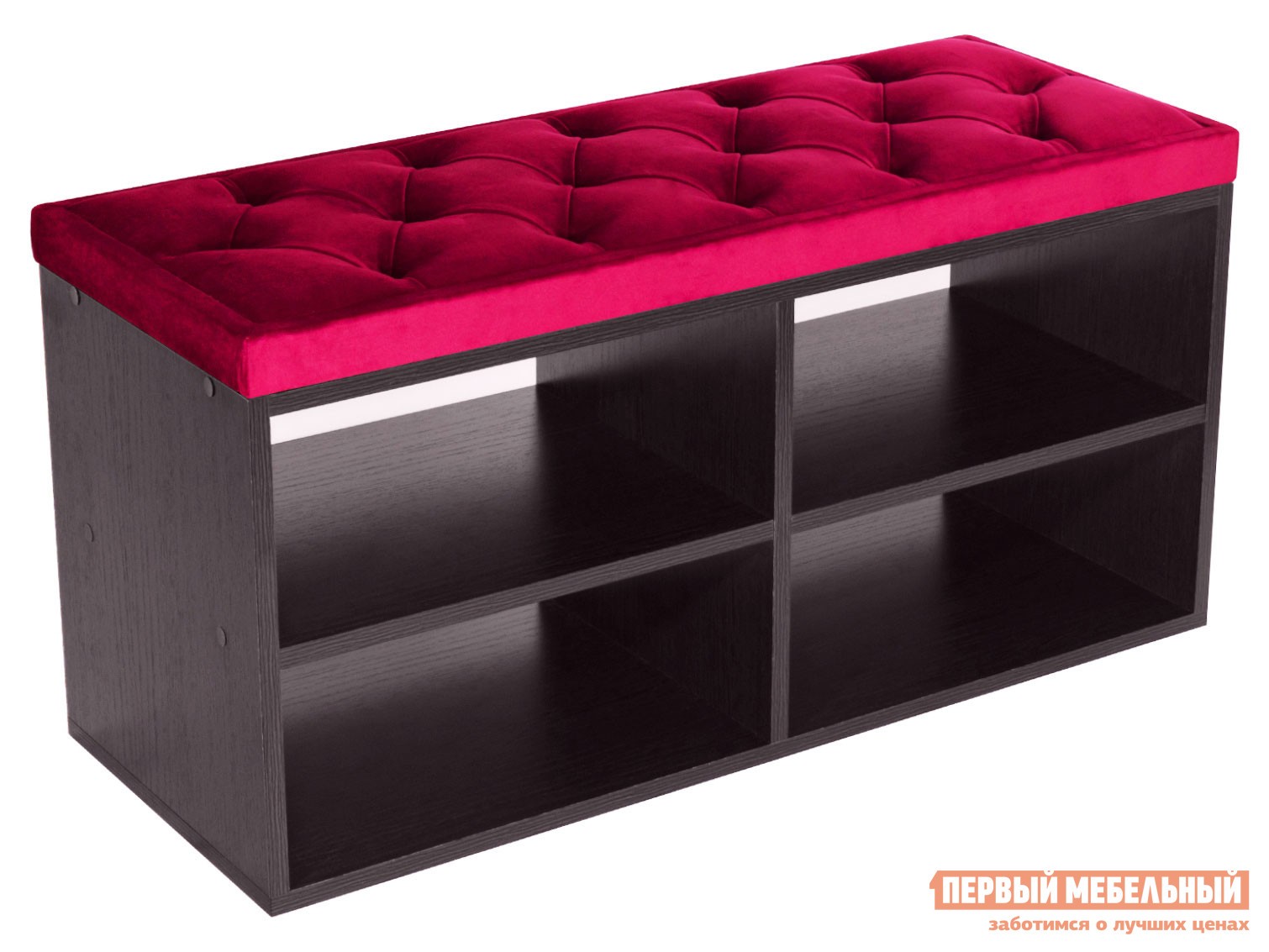 Обувница  Маджита мини 2 Bella 04 Красный, Венге