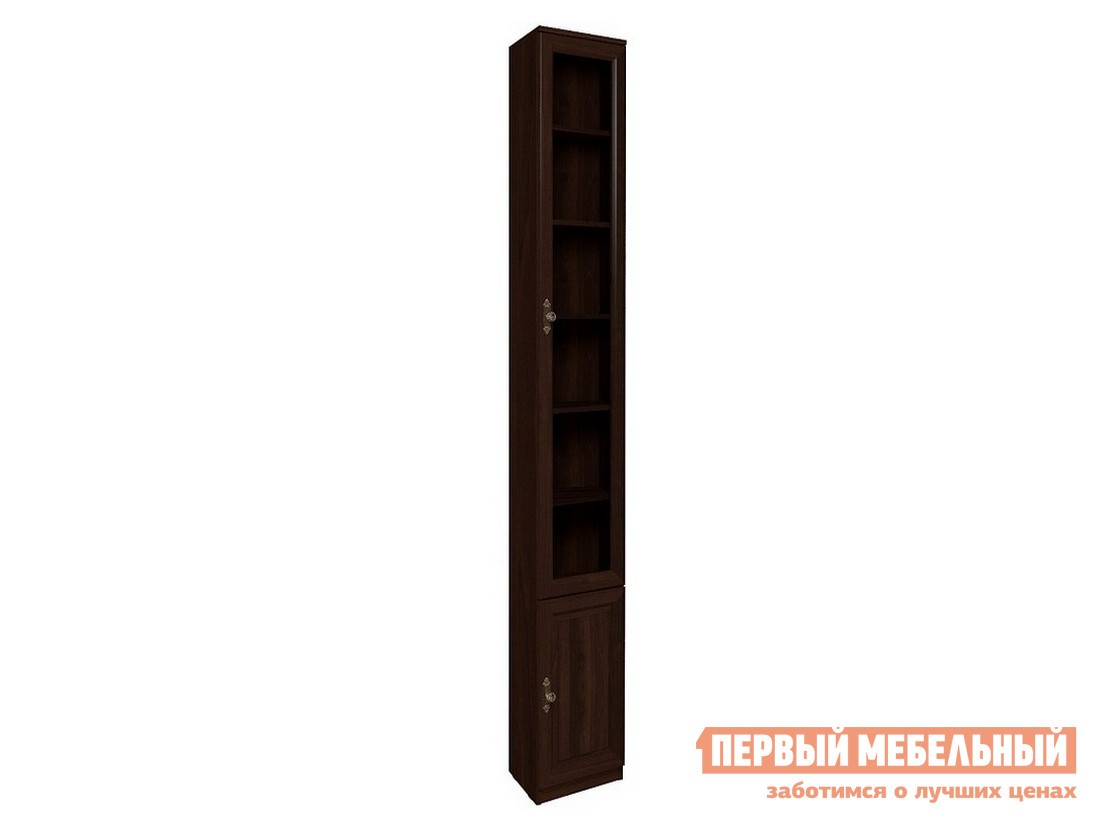 Шкаф-витрина  Монпелье Орех Шоколадный, Правая