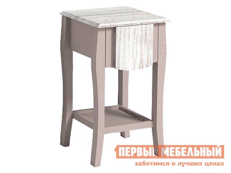 Прикроватная тумбочка  Брауни 41 Мокко / Белый