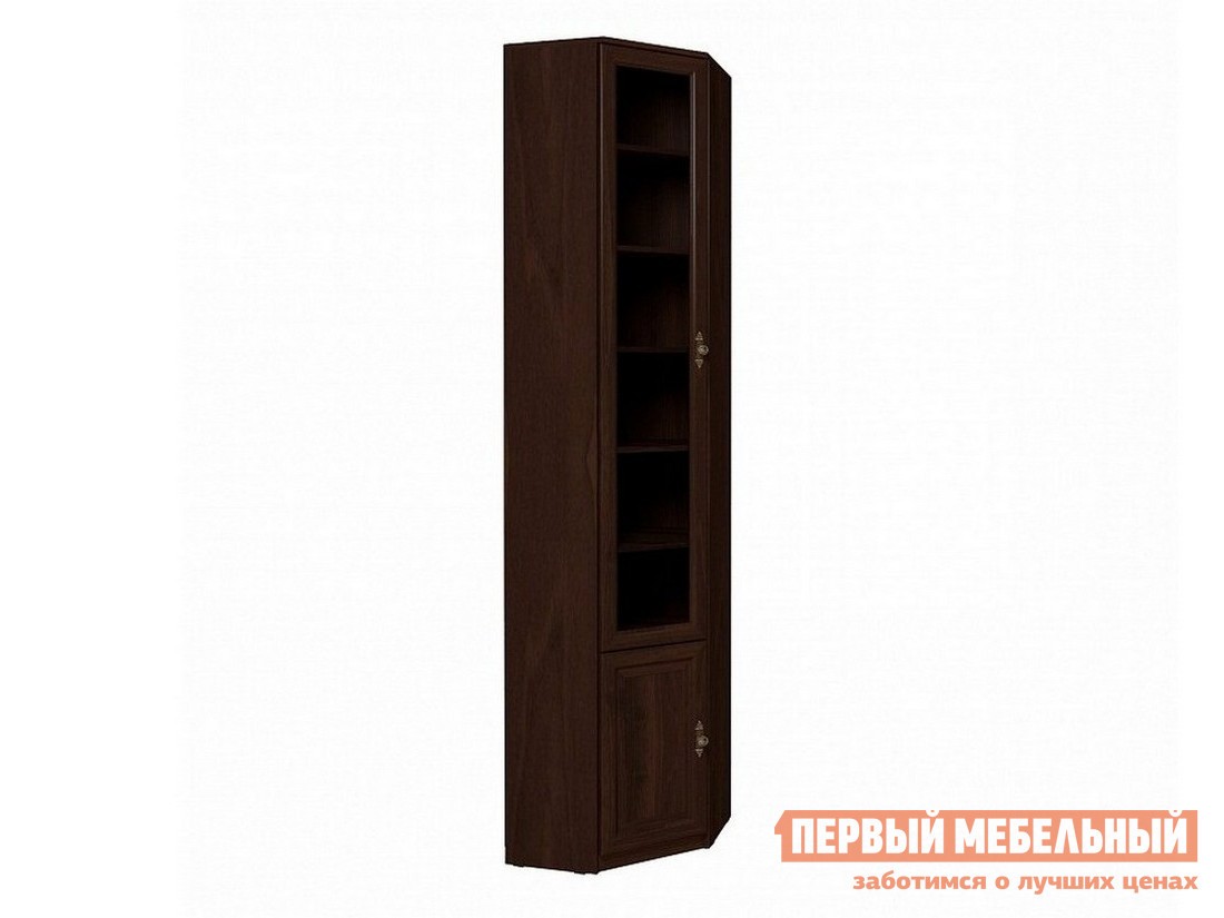 Шкаф-витрина  Монпелье Орех Шоколадный