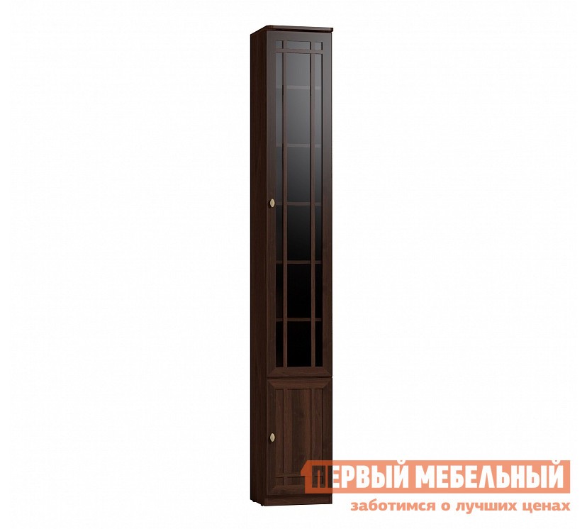 Шкаф-витрина  Шерлок Орех Шоколадный, Правая
