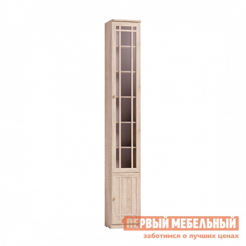 Шкаф-витрина  Шерлок Дуб Сонома, Правая