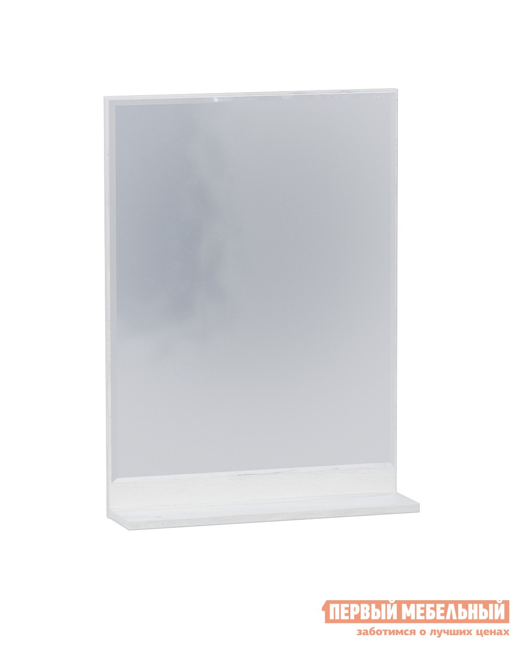 Настенное зеркало  Юнона Дуб Белый CRAFT / Серый шифер