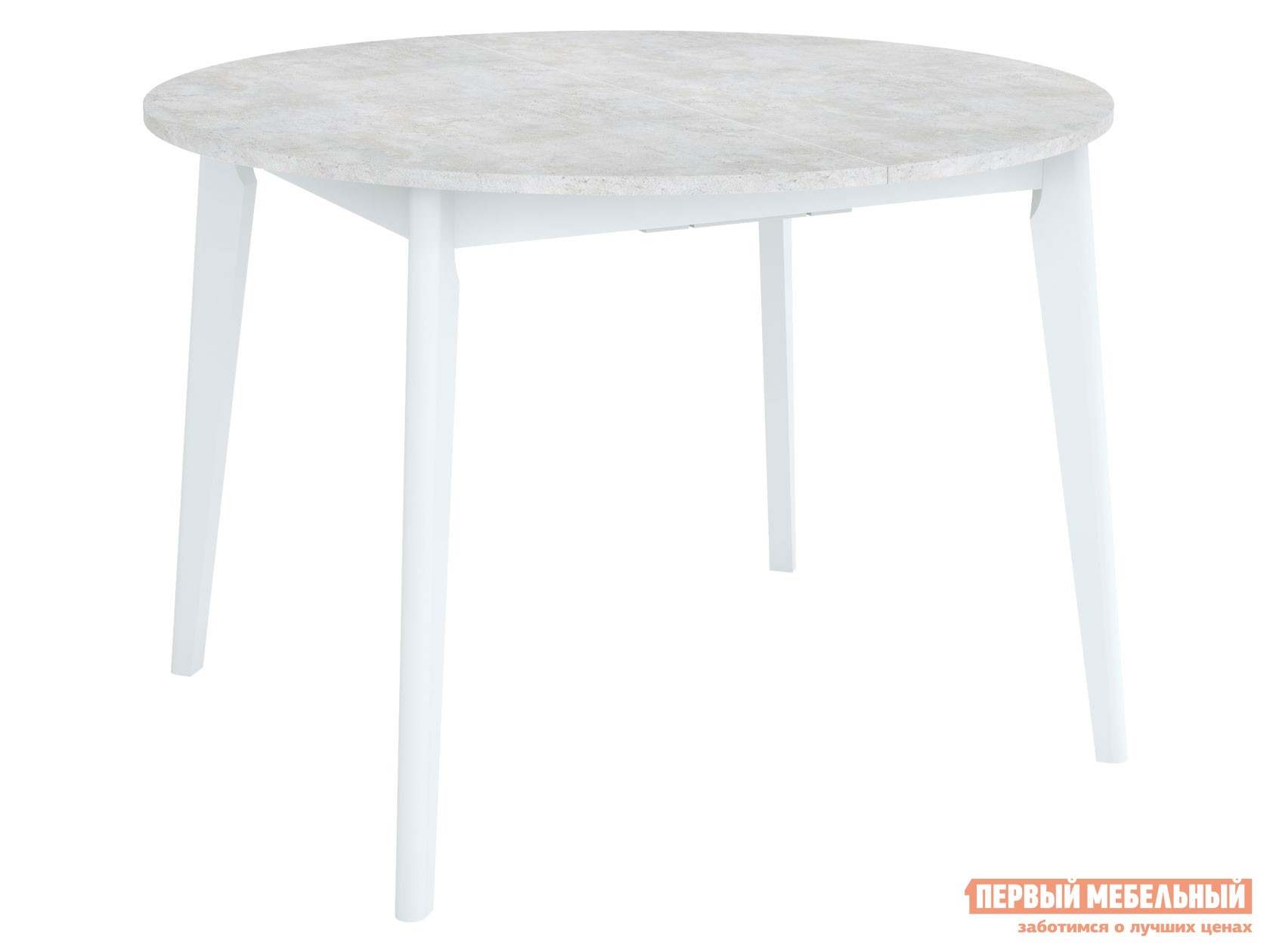 Кухонный стол  Vesteros 1100 Бетон лайт / Белый