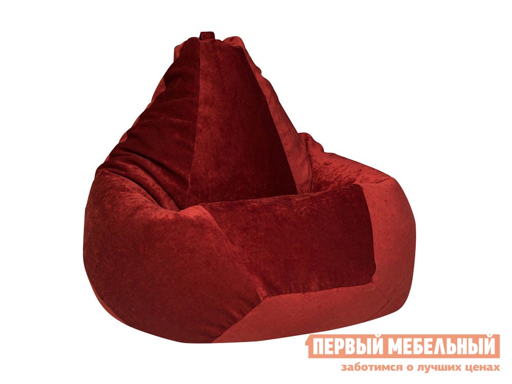 Кресло-мешок  Микровельвет Бордовый микровельвет, 2XL