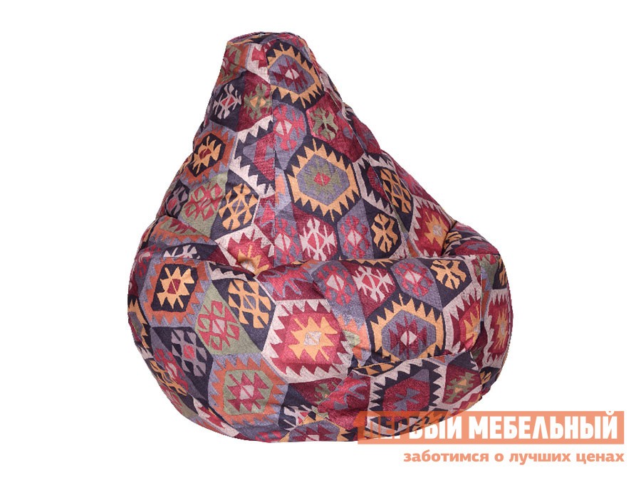 Кресло-мешок  Велюр  Мехико Бордовый, 2XL