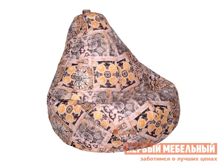 Кресло-мешок  Велюр  Сиена Коричневый, XL