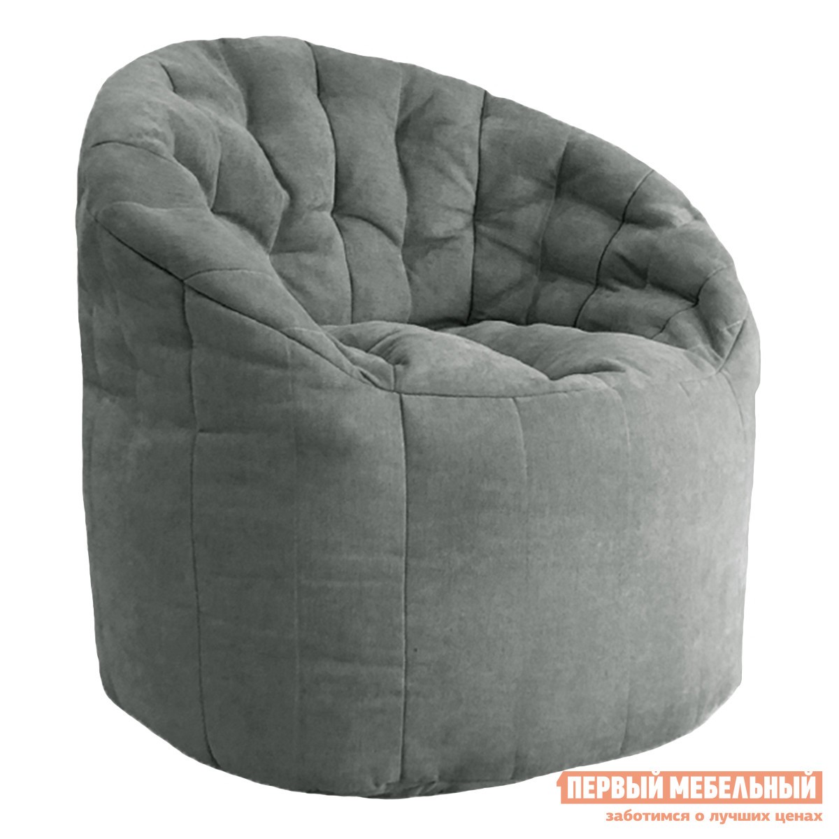 Кресло-мешок  Австралия Серый микровельвет