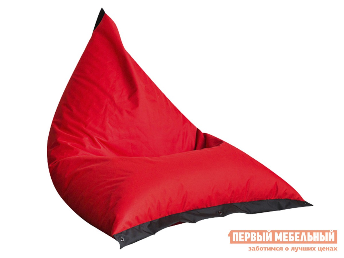 Кресло-мешок  Пирамида К Красный / Черный (Оксфорд 210D)