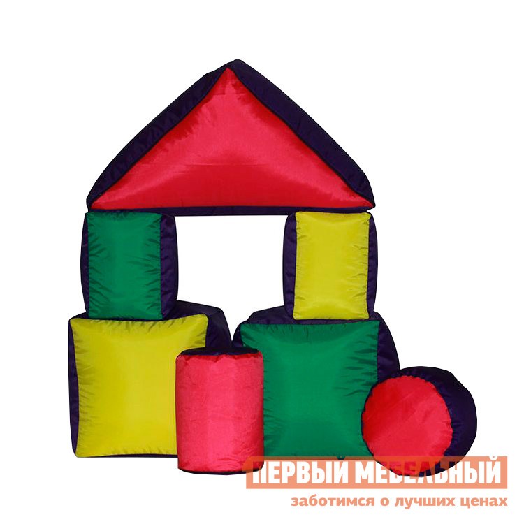 Детский пуфик  Волшебная Геометрия Разноцветный