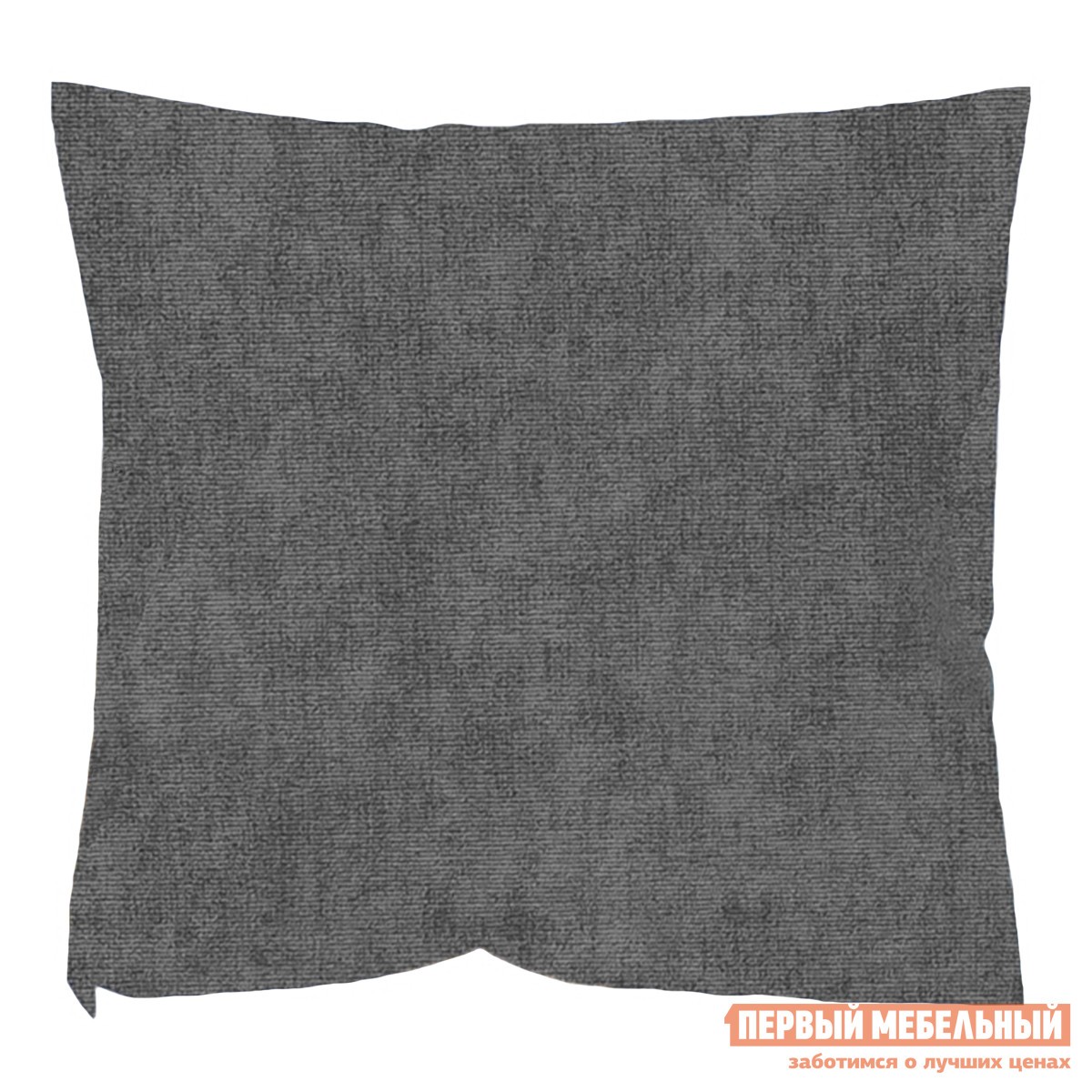 Декоративная подушка  Темно-серый Микровельвет Темно-серый микровельвет