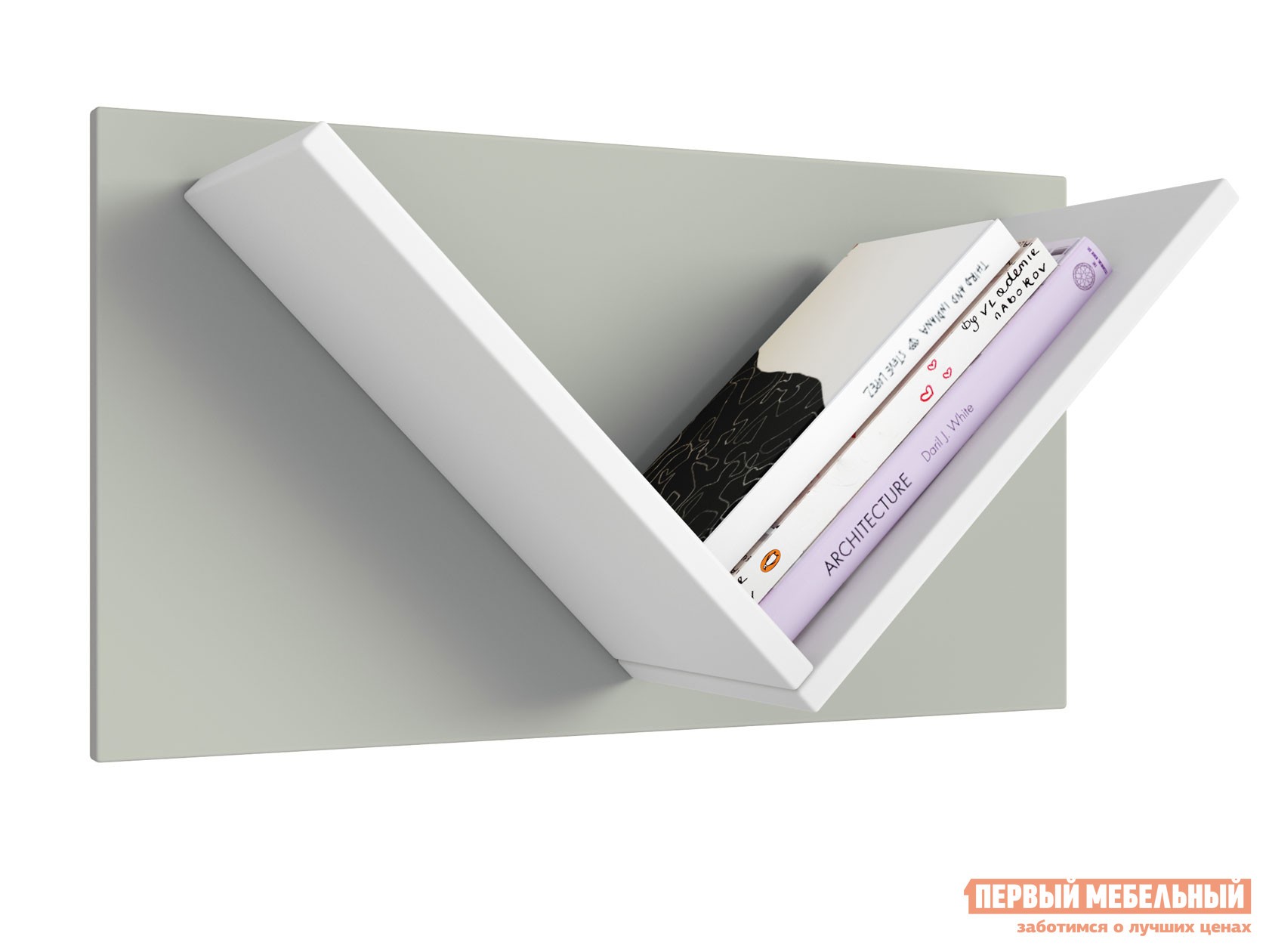 Детская полка  Мирум 5Y 600 Белый / Серый