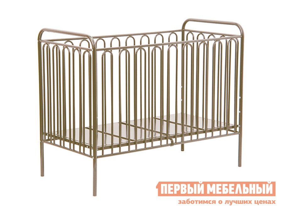 Кроватка для новорожденных  Винтаж-2 Бронзовый