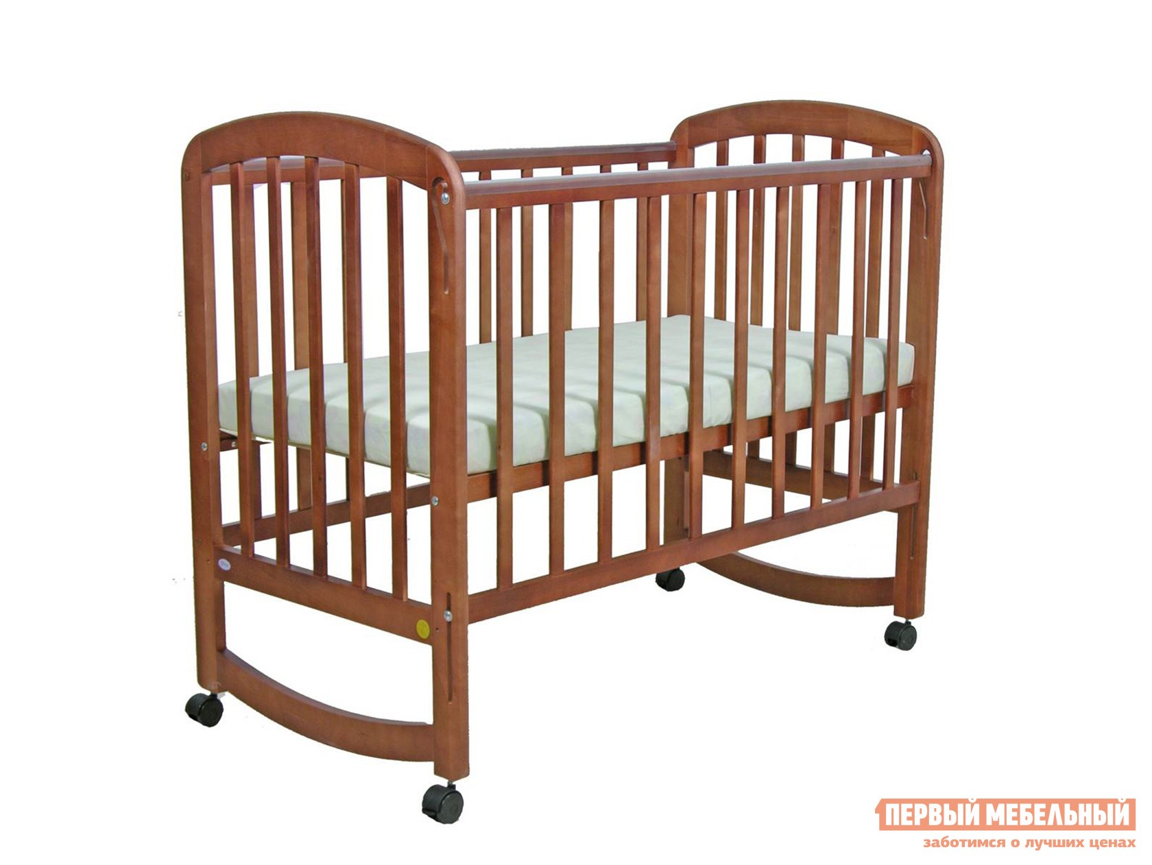 Кроватка для новорожденных  Фея 304 Орех