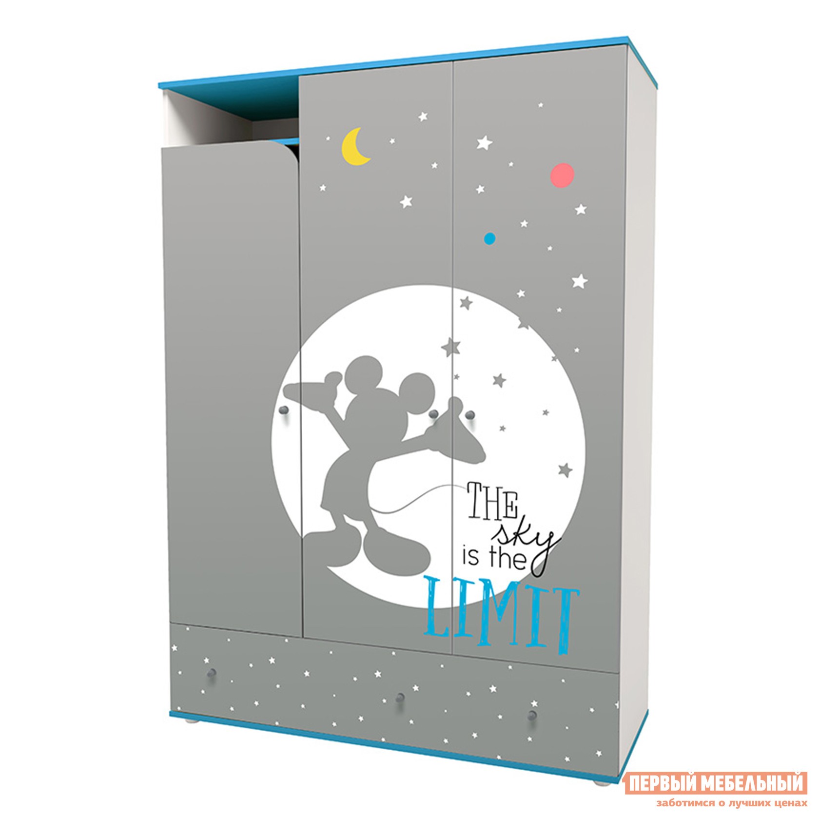 Детский шкаф  Дисней-7 Микки Маус