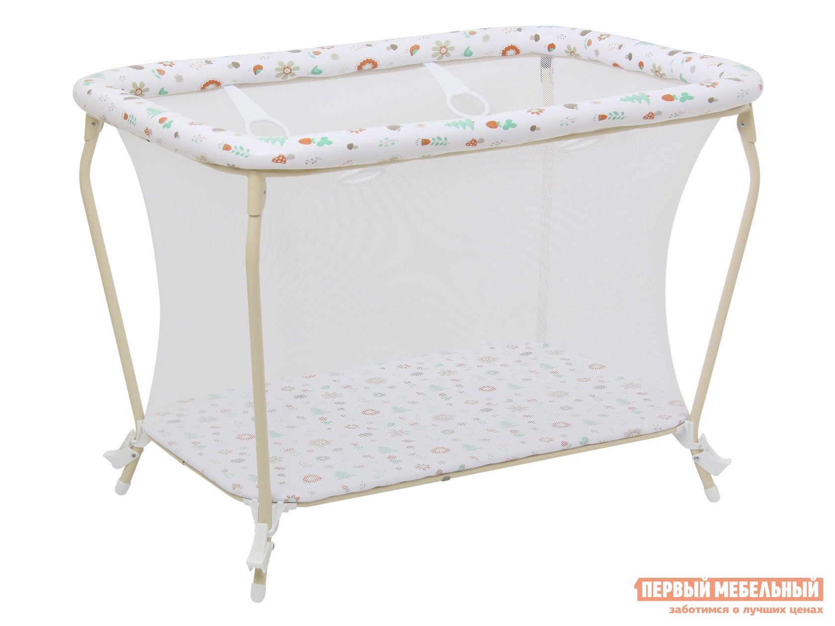 Манеж  Фея Классика Лесные друзья, бежевый