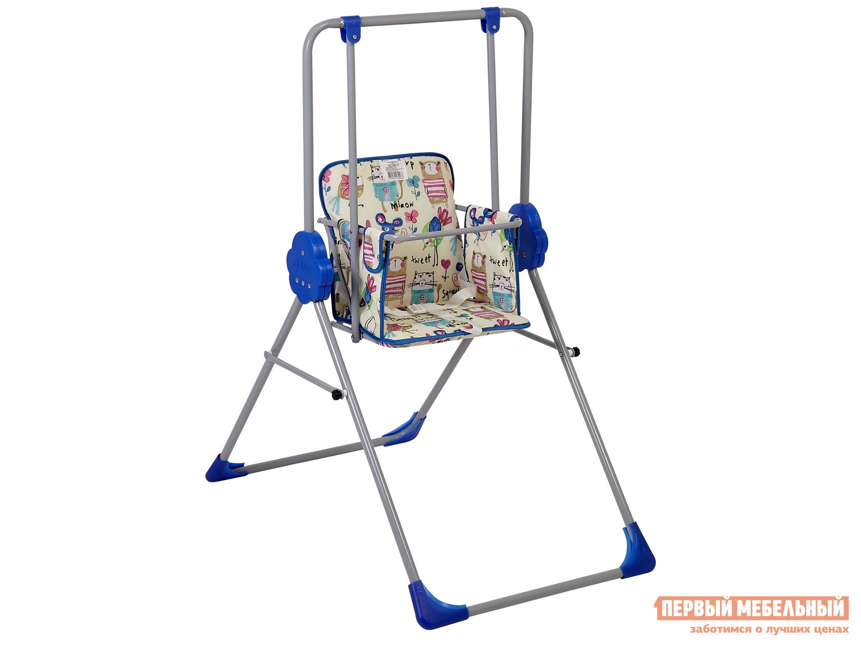 Качели  Малыш Синий с рисунком