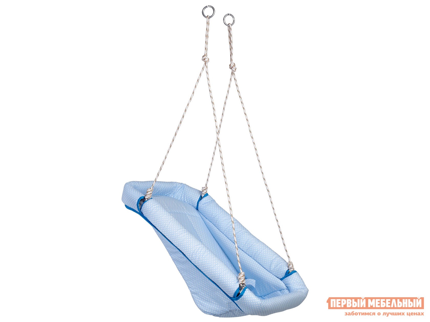 Качели  Гамак Голубой (Горох)