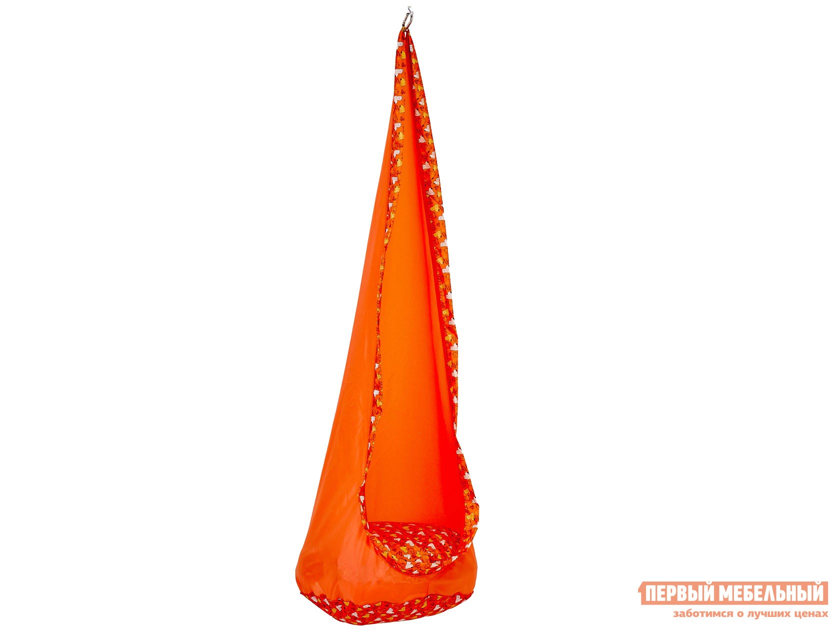 Качели  Кокон Оранжевый с рисунком