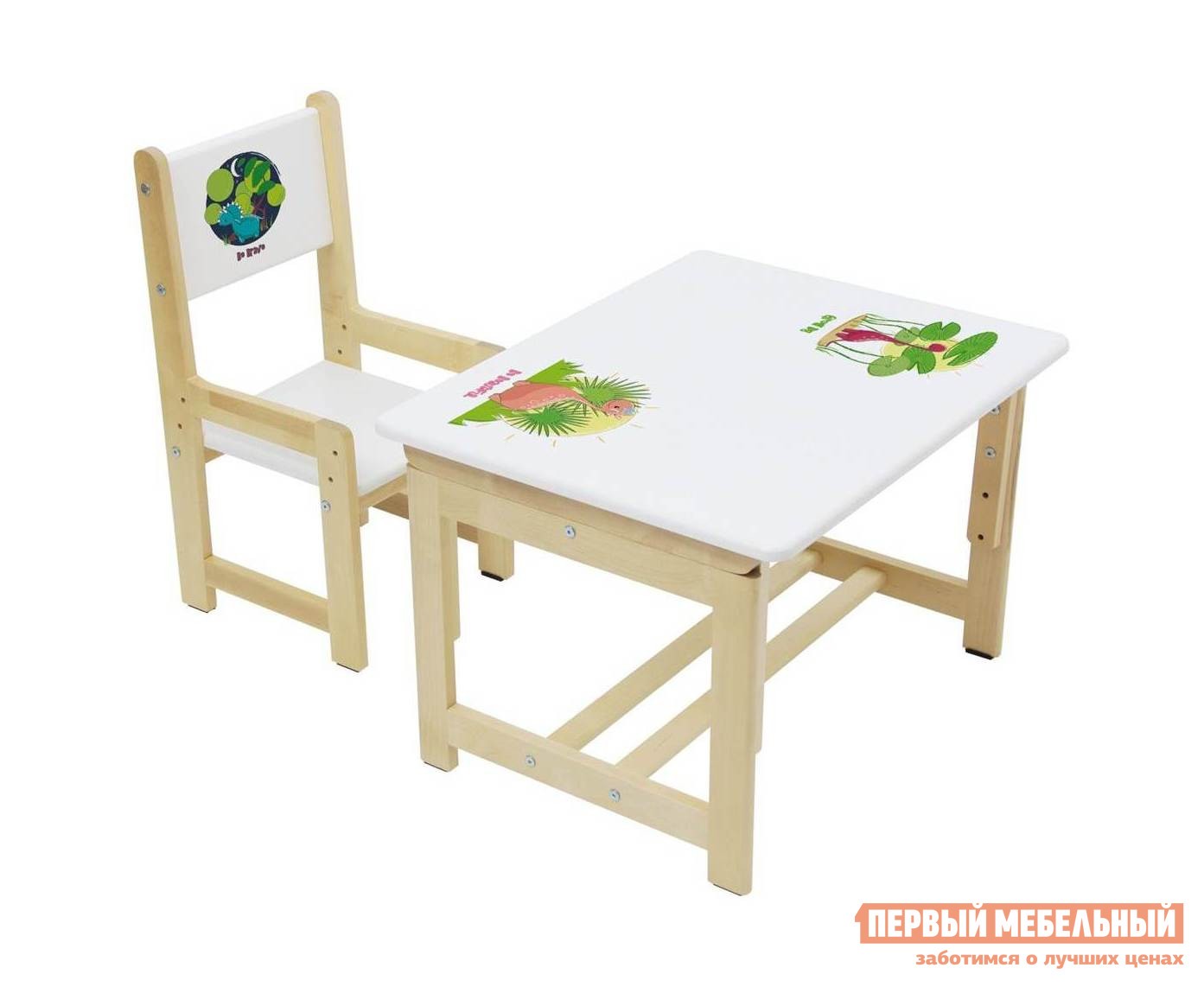 Столик и стульчик  Полини Эко Дино 2