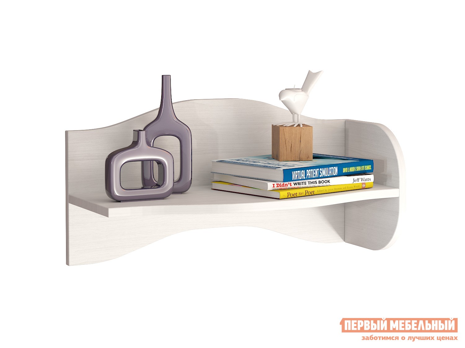 Настенная полка  Тея-1 Белый