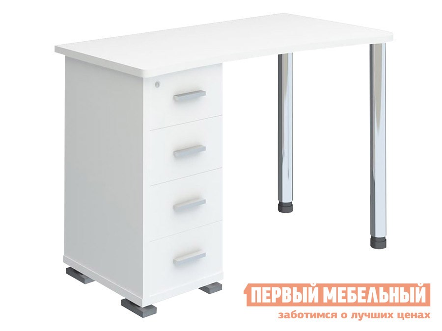 Письменный стол  СКМ-50 Правая, Белый, Цвет