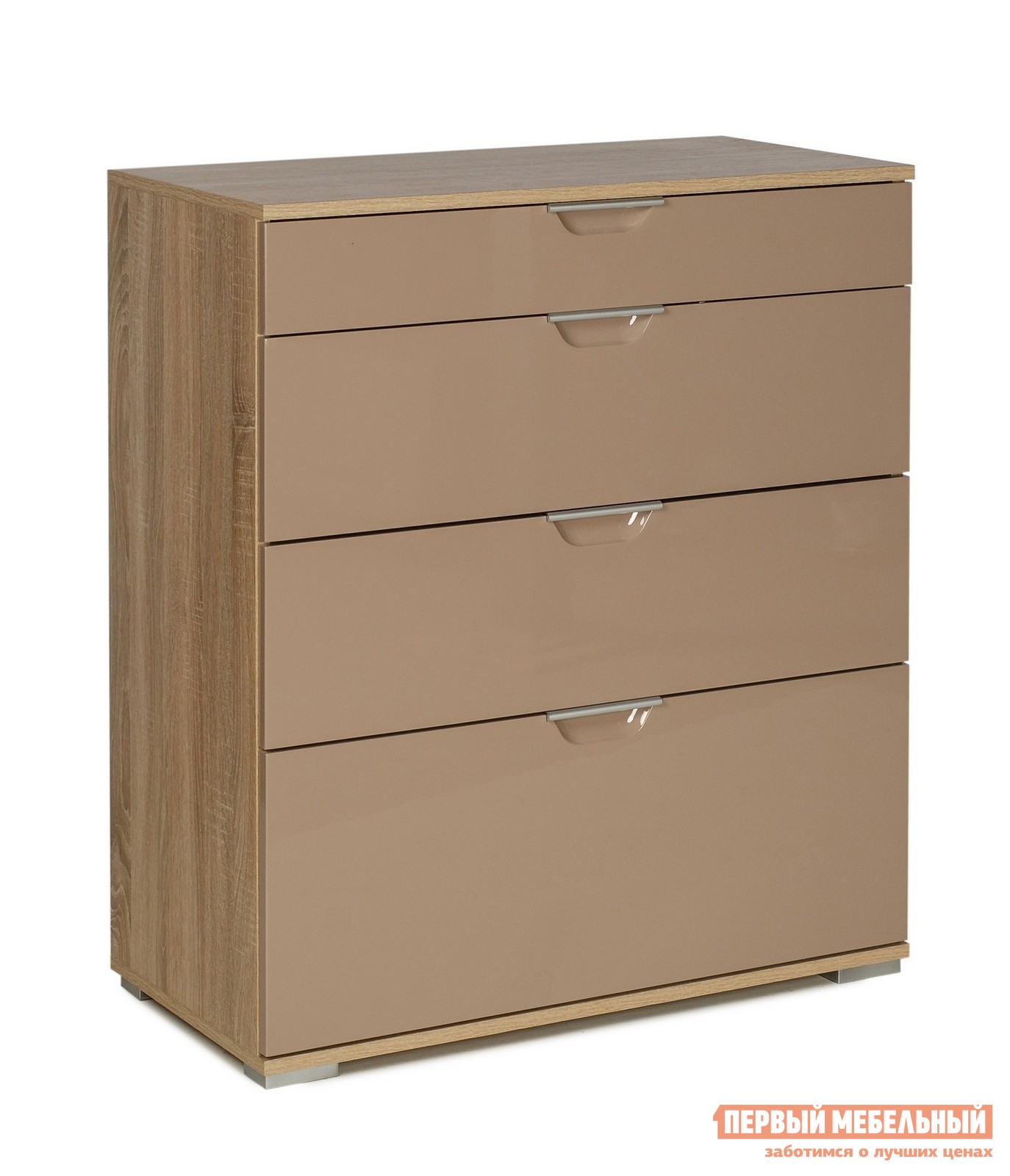 Комод  Лайн-1 Дуб Сонома / Мокко