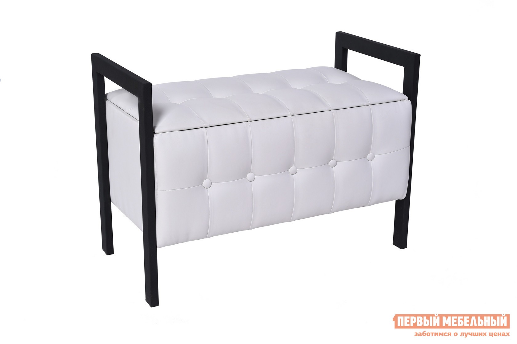 Банкетка  Леон Белый