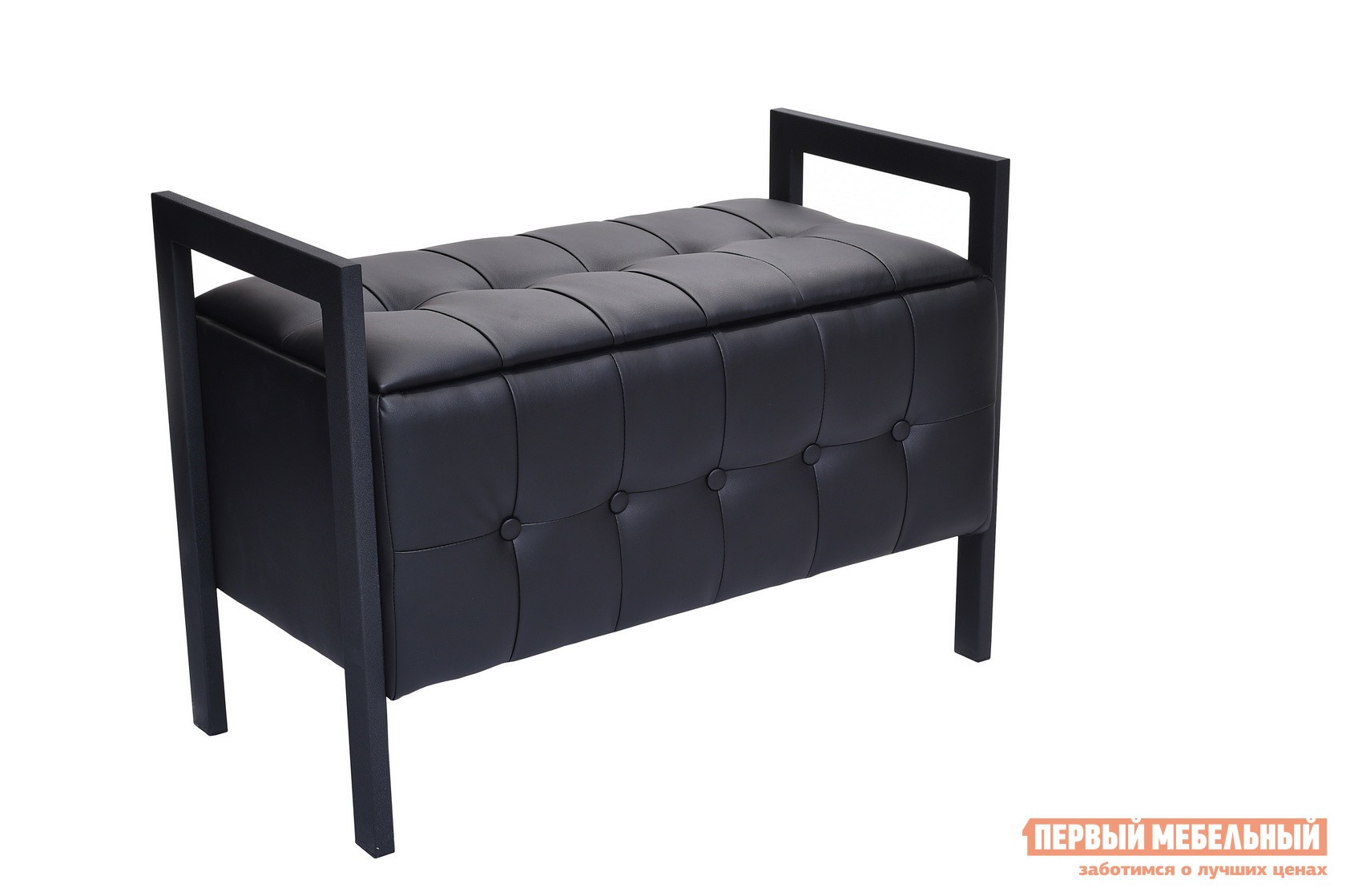 Банкетка  Леон Черный